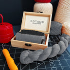 Gray Two-Tone Crew Sock